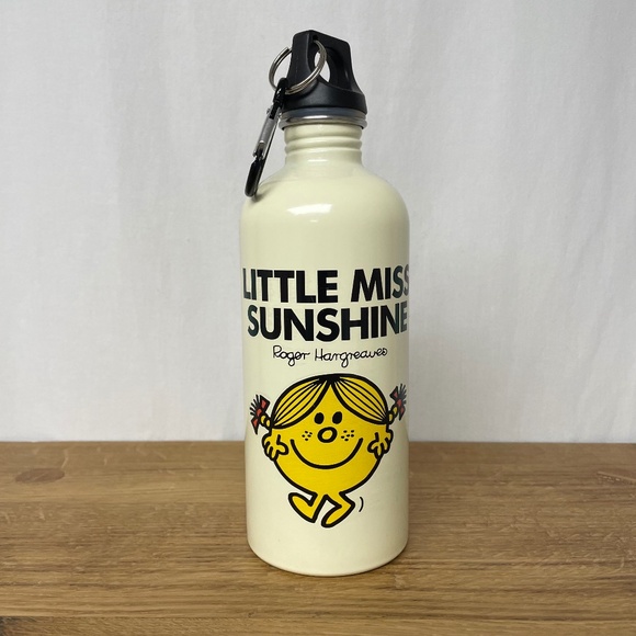Wild & Wolf Little Miss Sunshine Roger Hargreves Metal Water Bottle 500ml - Picture 1 of 6